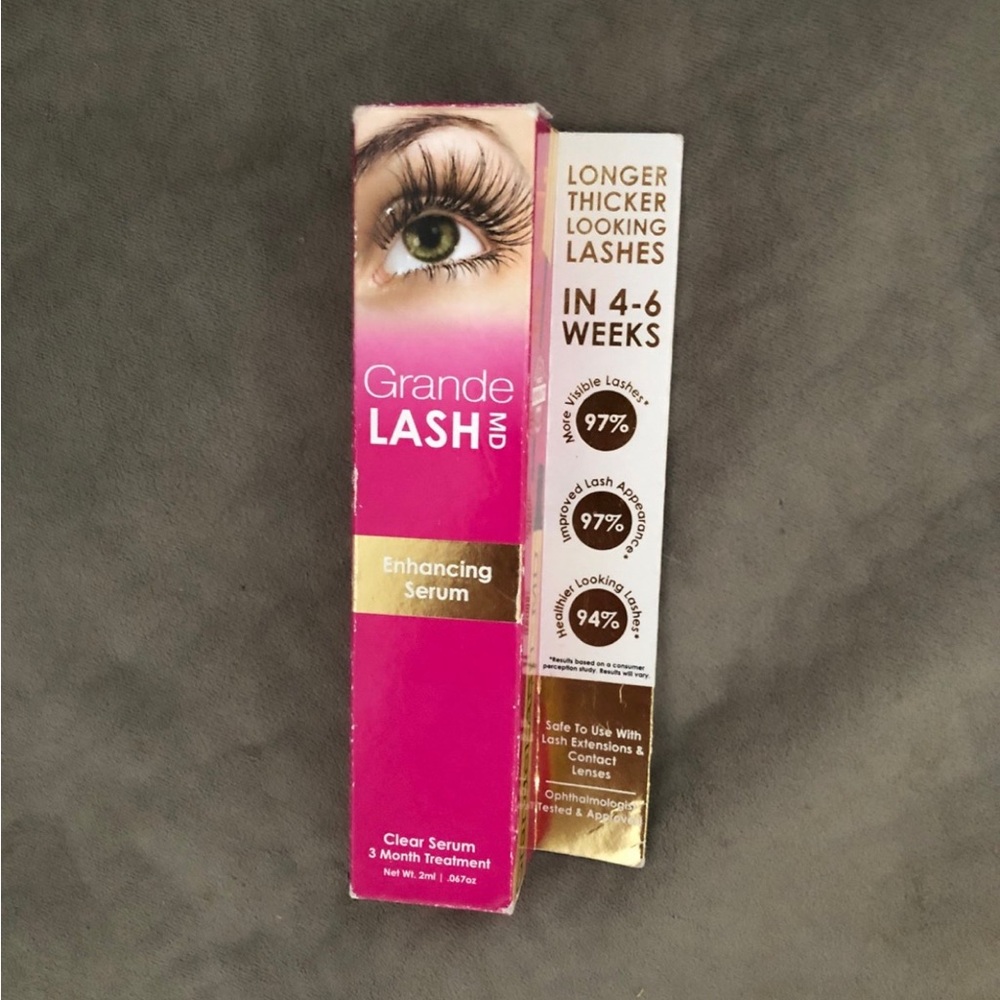 Grande lash md  3 month supply Enhancing serum clear 2ml for eyelashes. Clear